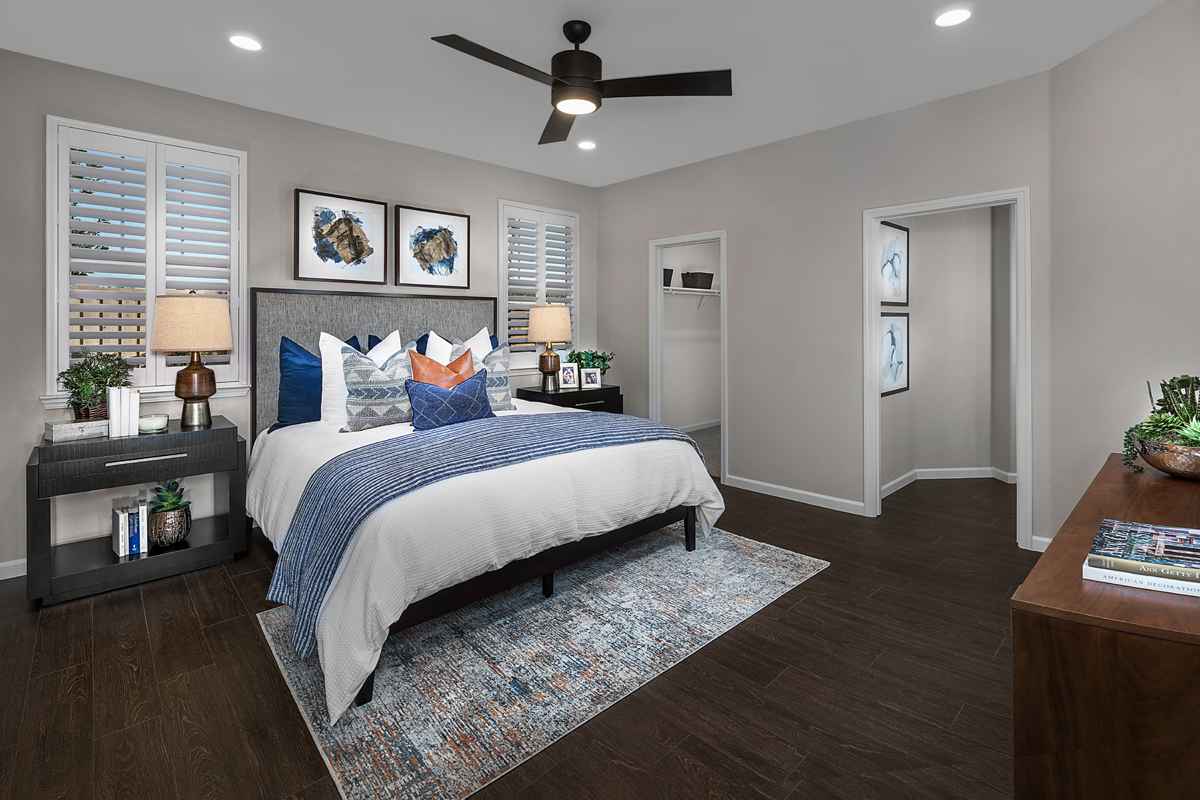 New Homes in Patterson, CA - Turnleaf at Patterson Ranch Plan 1934 Master Bedroom