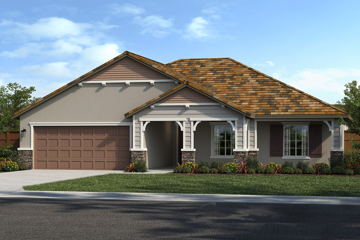 New Homes in Vacaville, CA - Wildhawk at Roberts Ranch Plan 1523 Elevation B