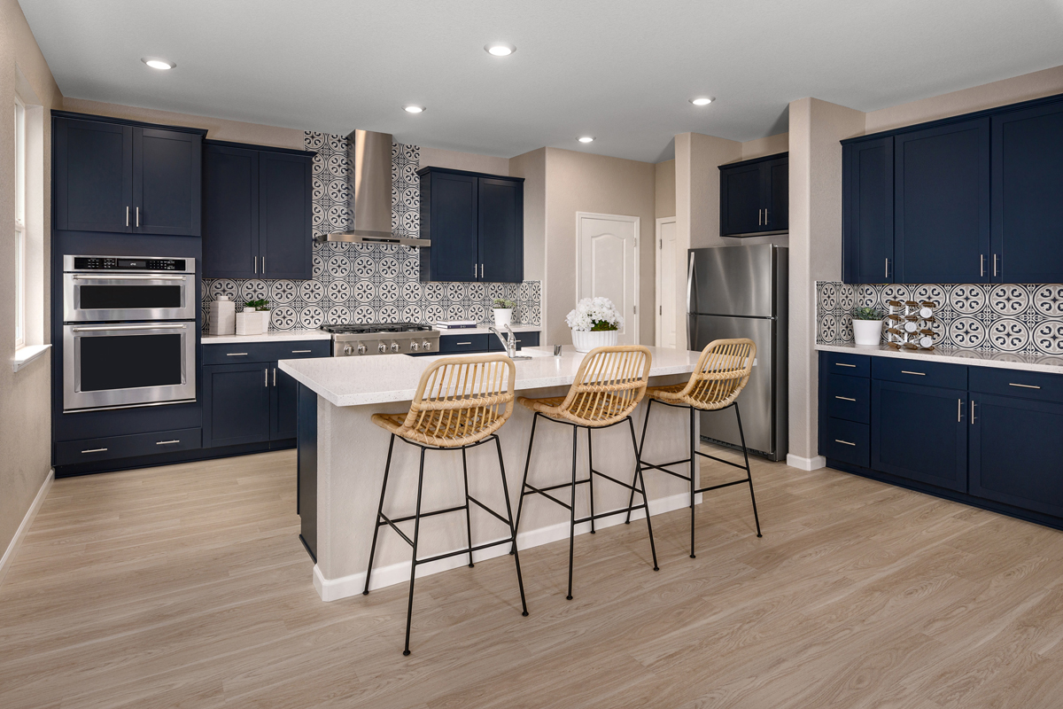 New Homes in Vacaville, CA - Wildhawk at Roberts Ranch Plan 2608 Kitchen
