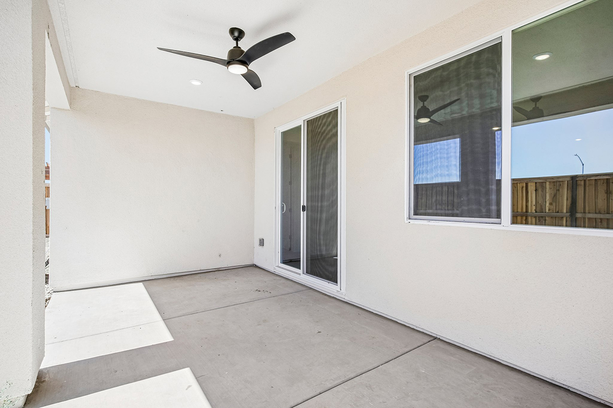 Covered patio