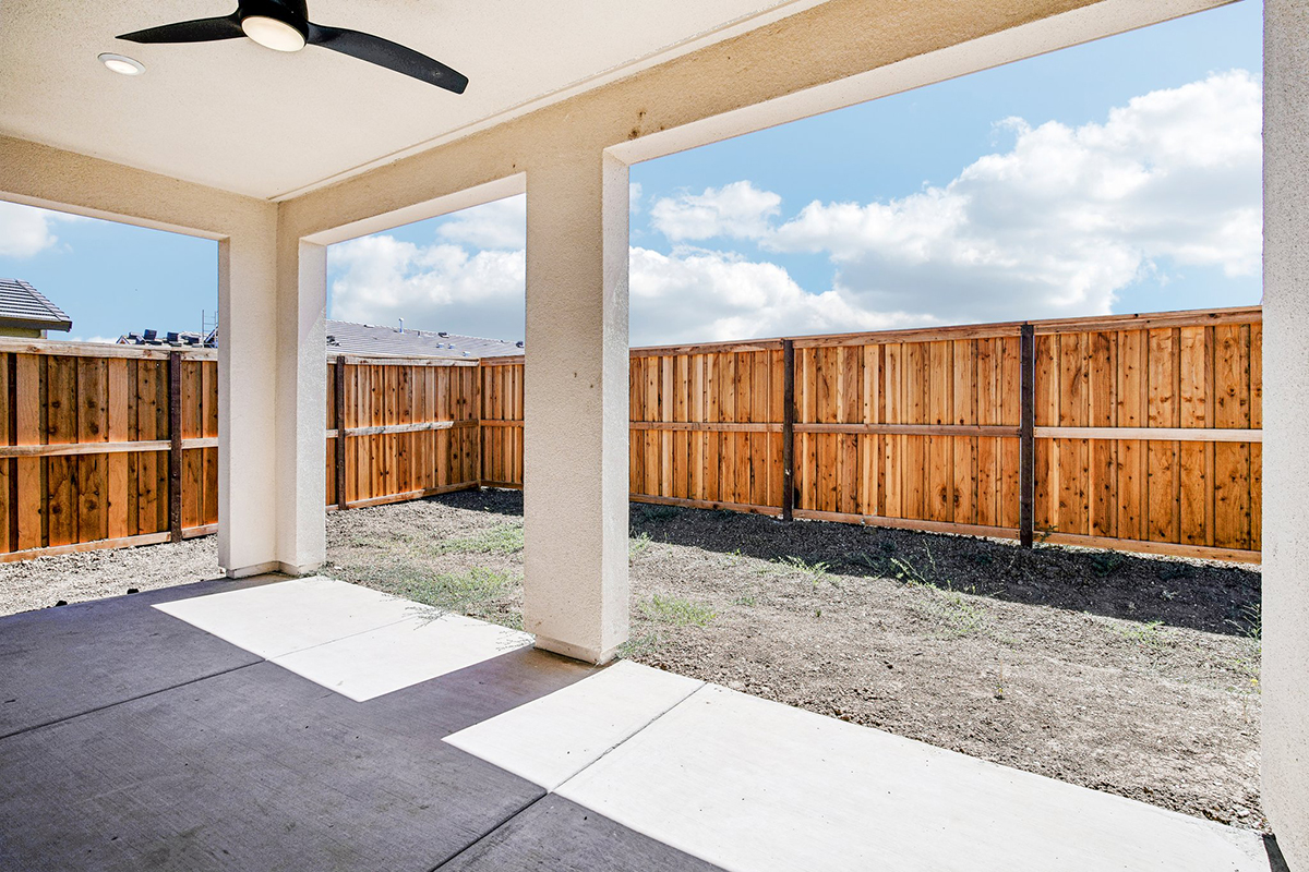 Covered patio