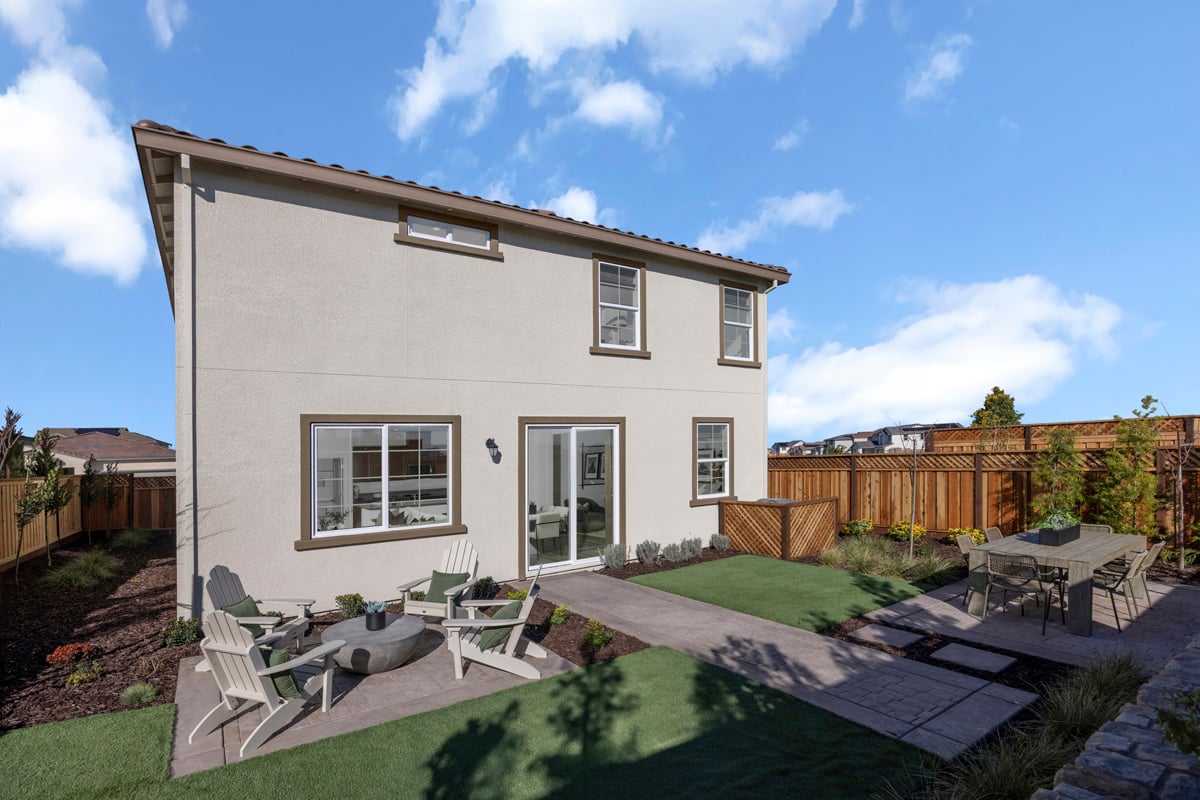 Large homesites with backyards ideal for entertaining