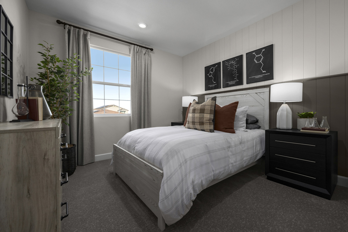 Spacious secondary bedrooms