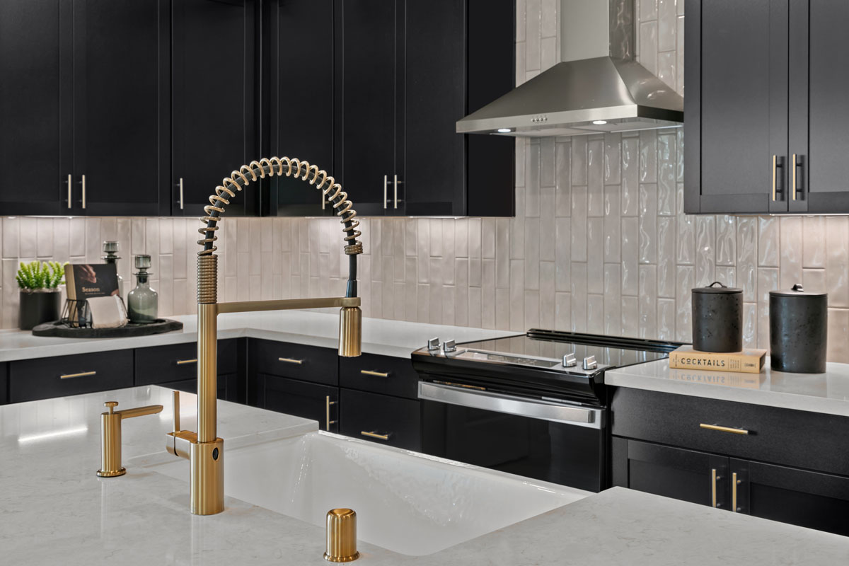 Shaker-style cabinets
