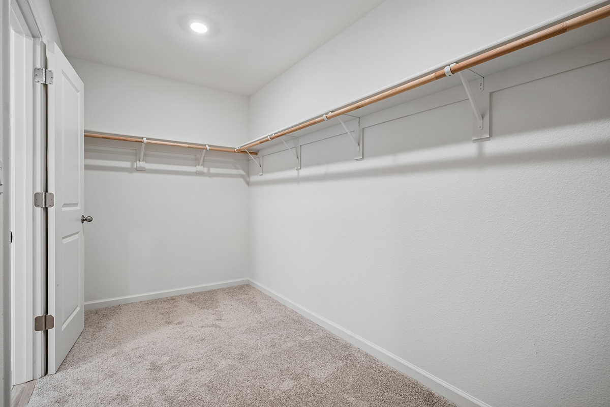 Primary walk-in closet