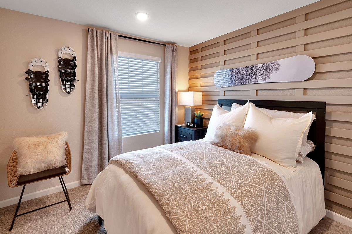 Spacious secondary bedroom