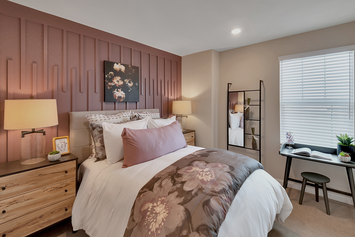 Spacious secondary bedrooms
