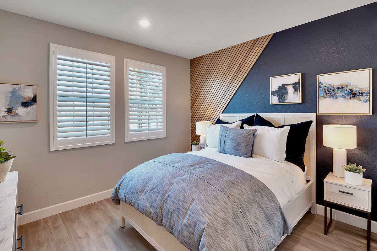 Spacious secondary bedrooms