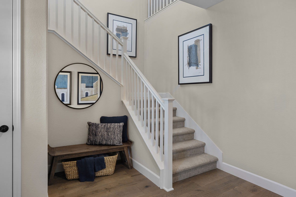 Open stair railing