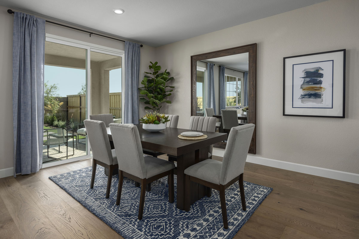 8-ft. sliding glass door with rear yard access