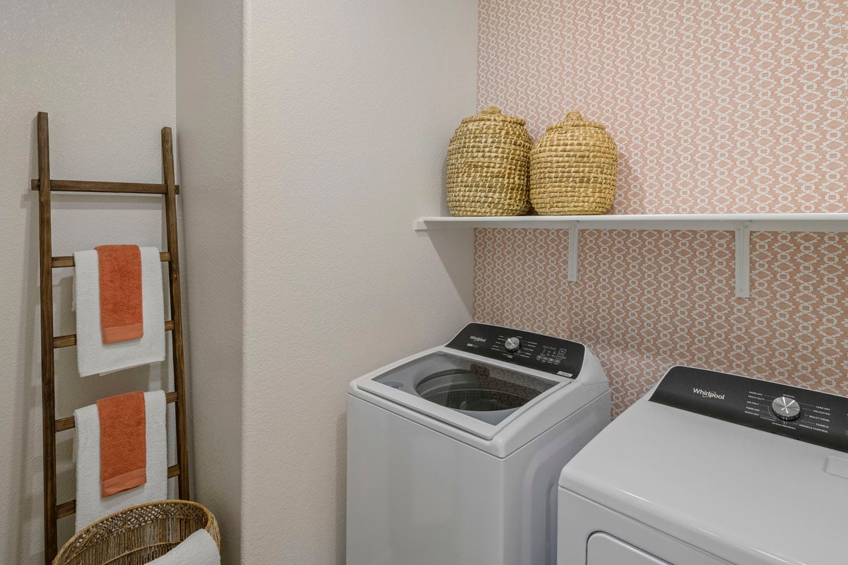 Dedicated laundry room