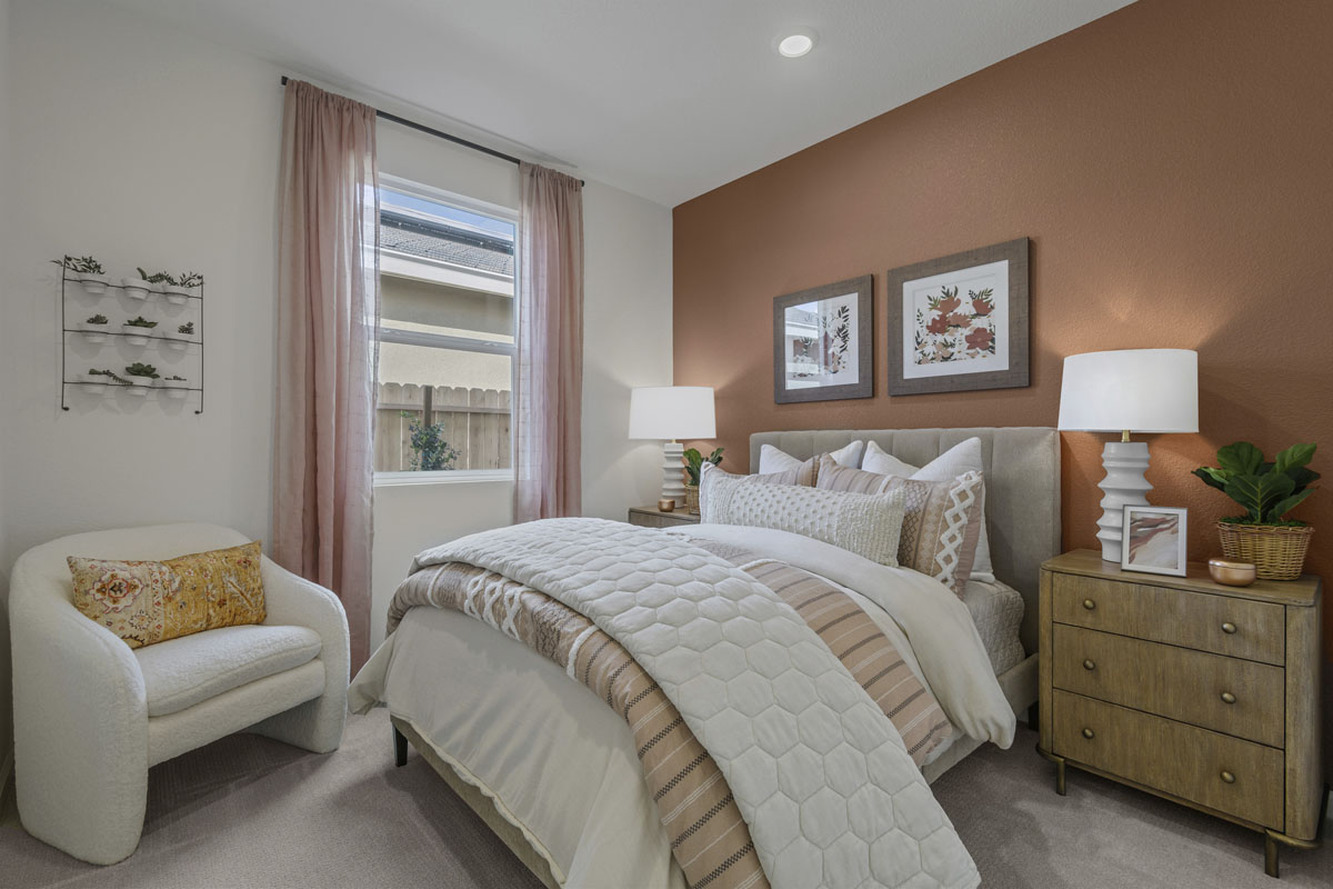 Spacious secondary bedrooms