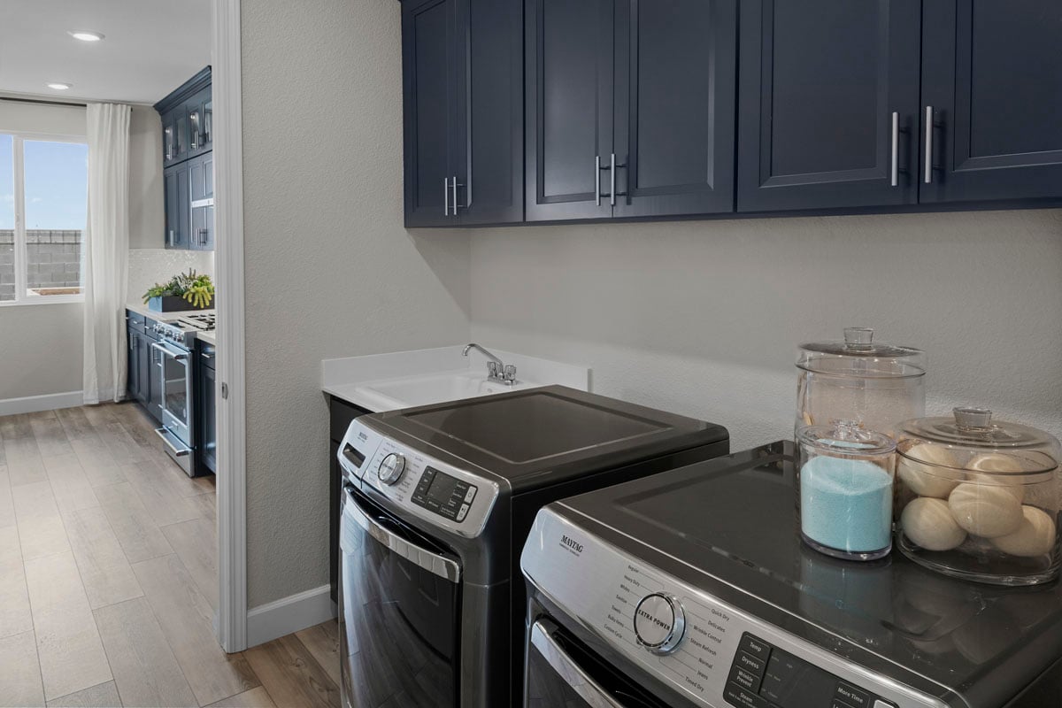 Dedicated laundry room 