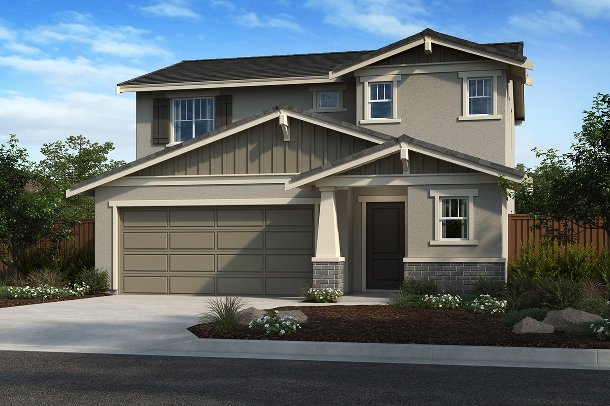 New Homes in Fresno , CA - Centrella Villas Plan 1704 Elevation B