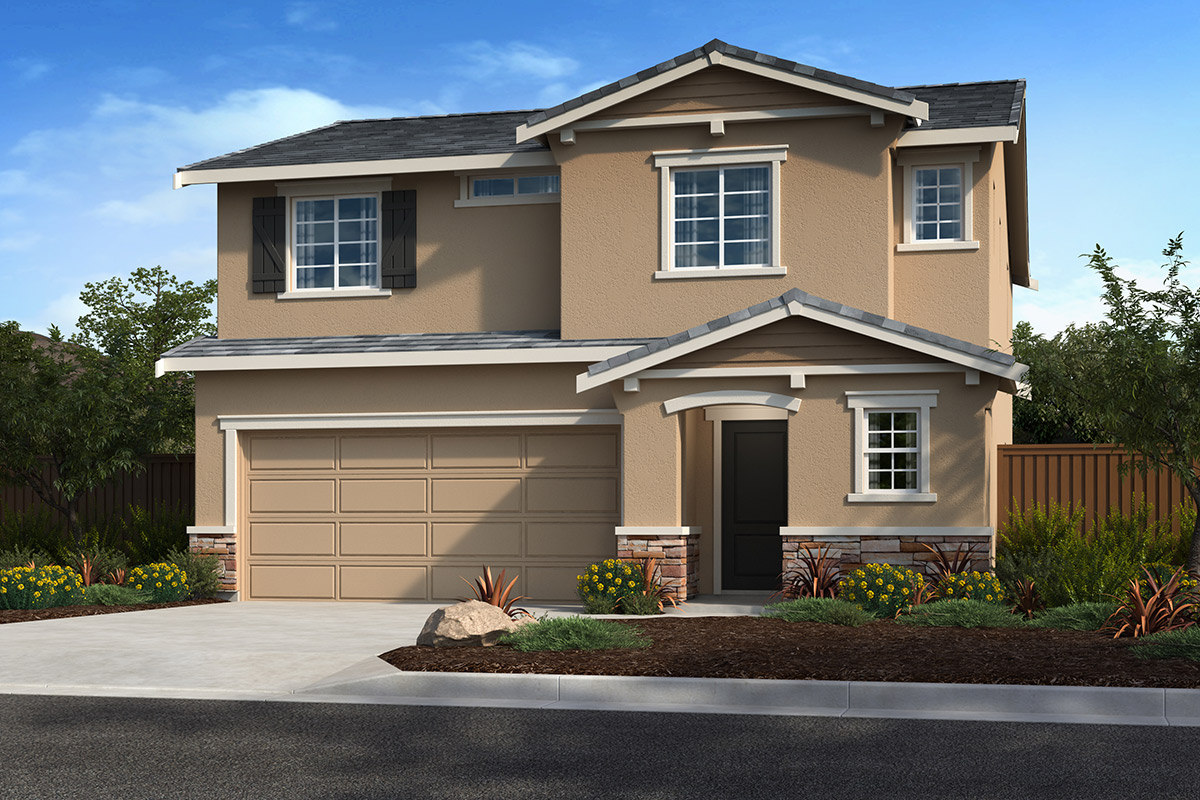 New Homes in 6542 E. Madison Ave, CA - Plan 2014 Modeled