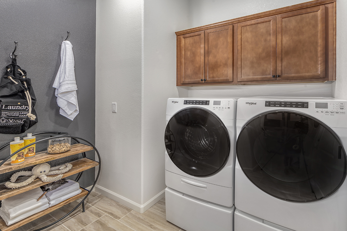 Dedicated laundry room