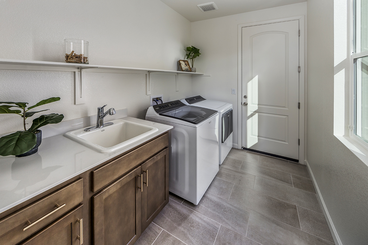 Dedicated laundry room 