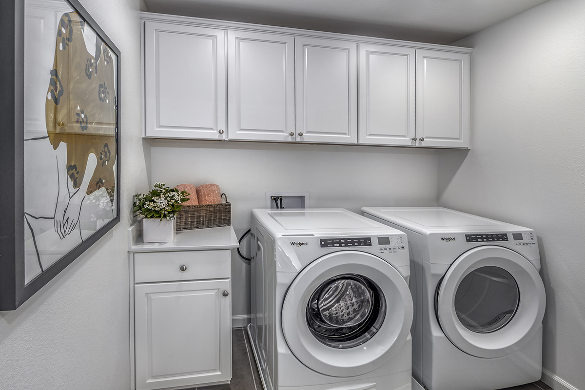 Dedicated laundry room