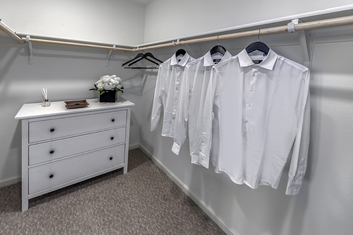 Walk-in closet at primary bedroom