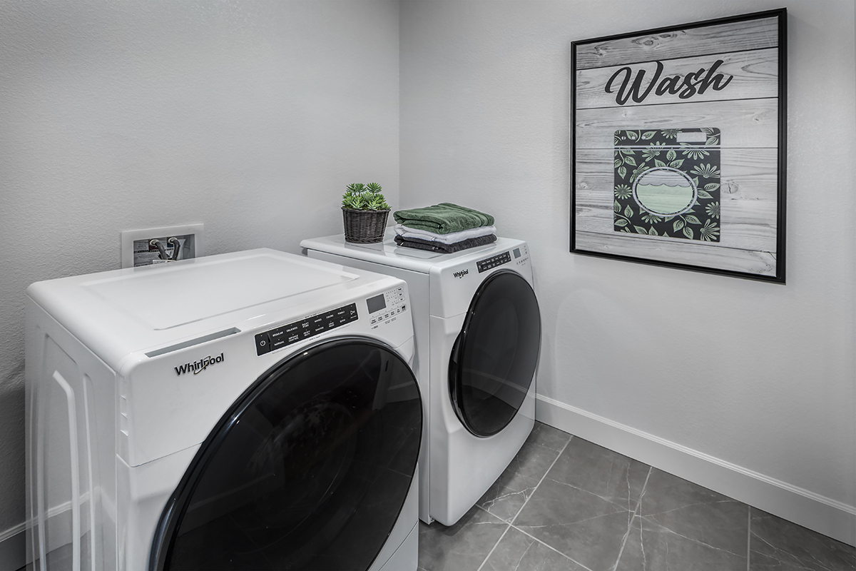 Dedicated laundry room 