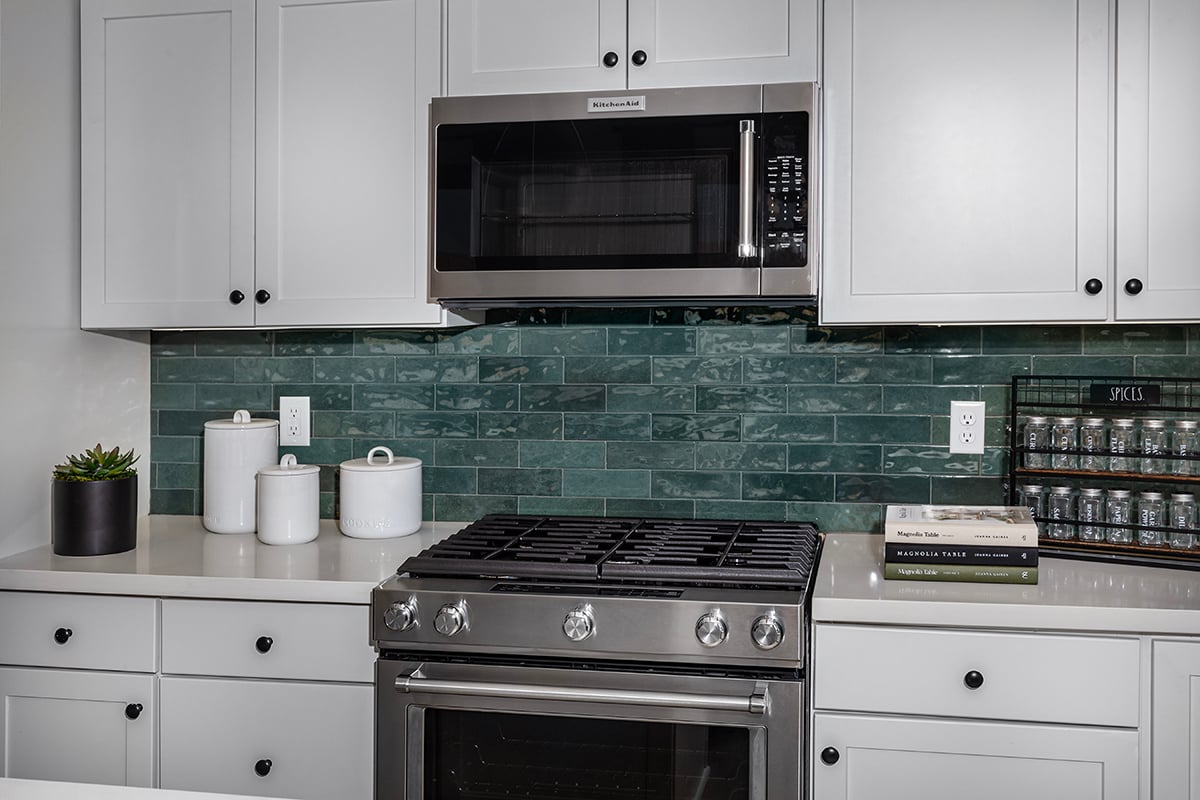 Tile backsplash