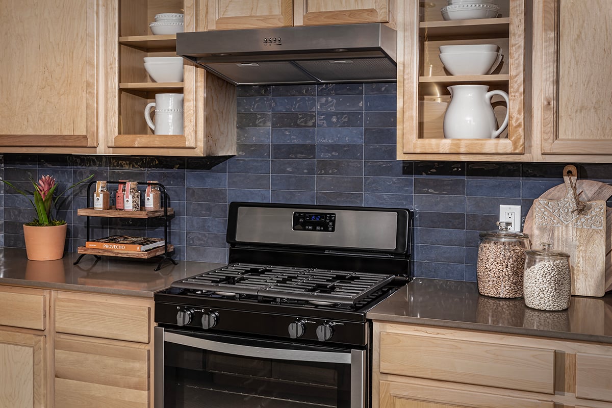 Tile backsplash