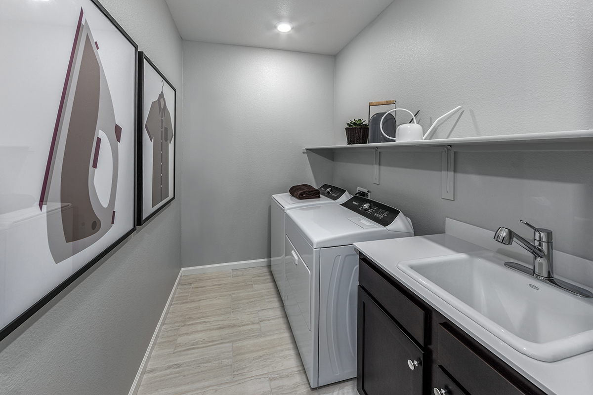 Dedicated laundry room 