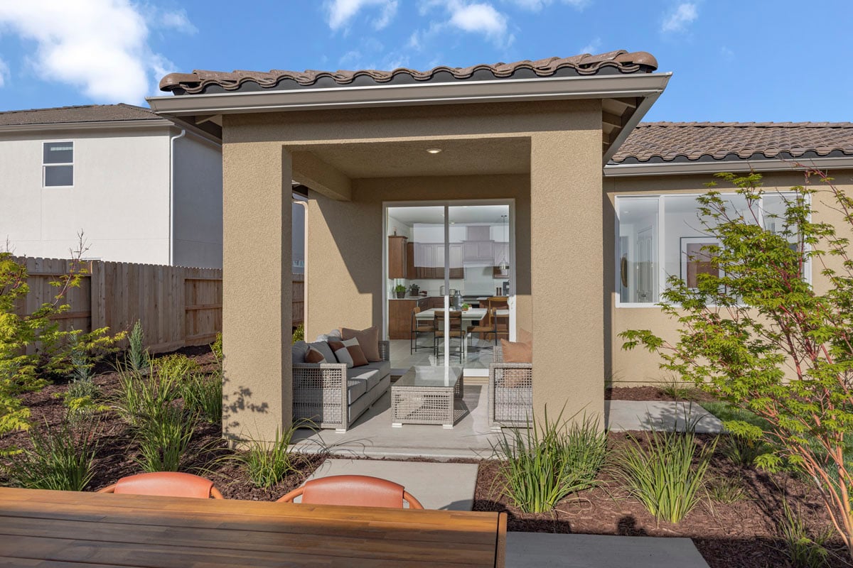 Covered patio