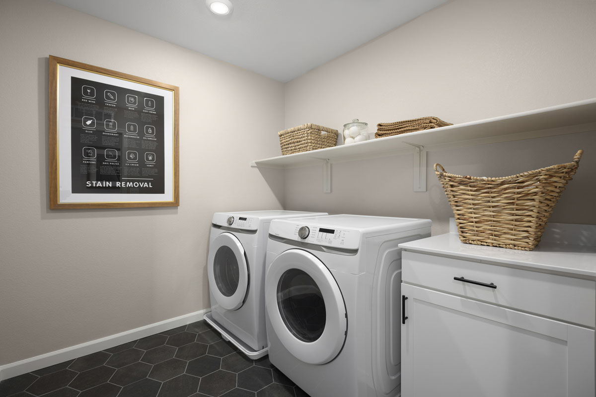 Upstairs laundry room 