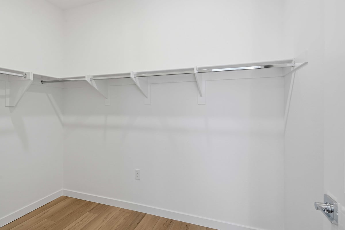Primary walk-in closet