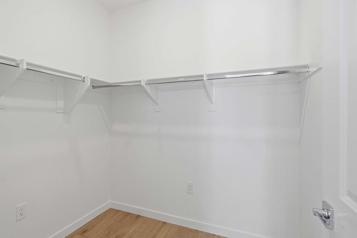 Primary walk-in closet