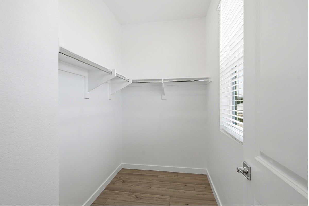 Primary walk-in closet