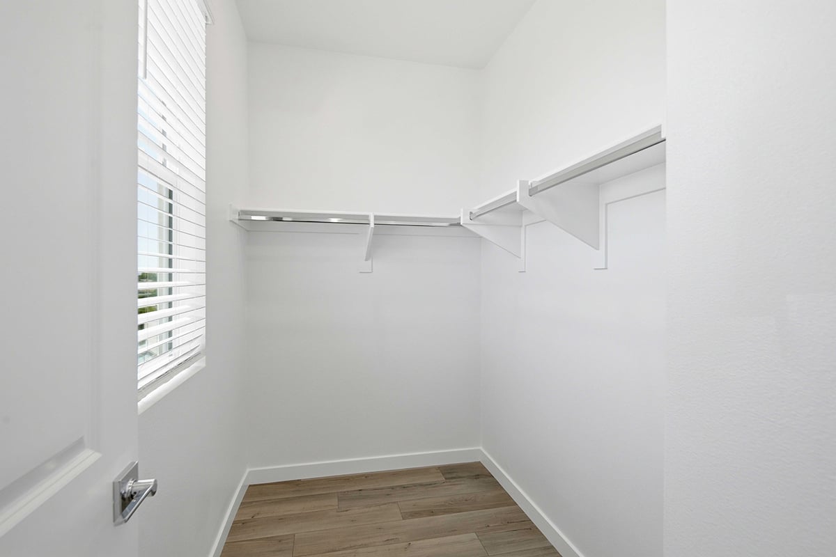 Primary walk-in closet