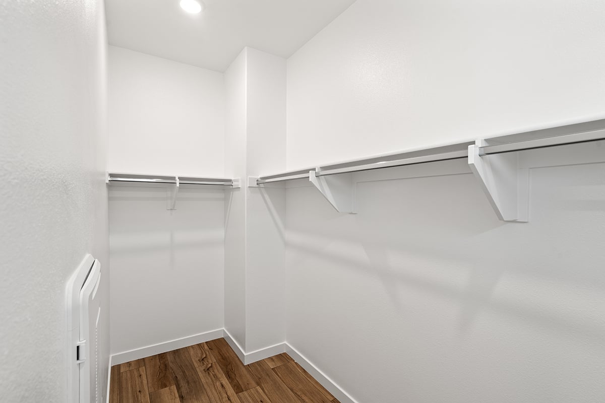 Primary walk-in closet