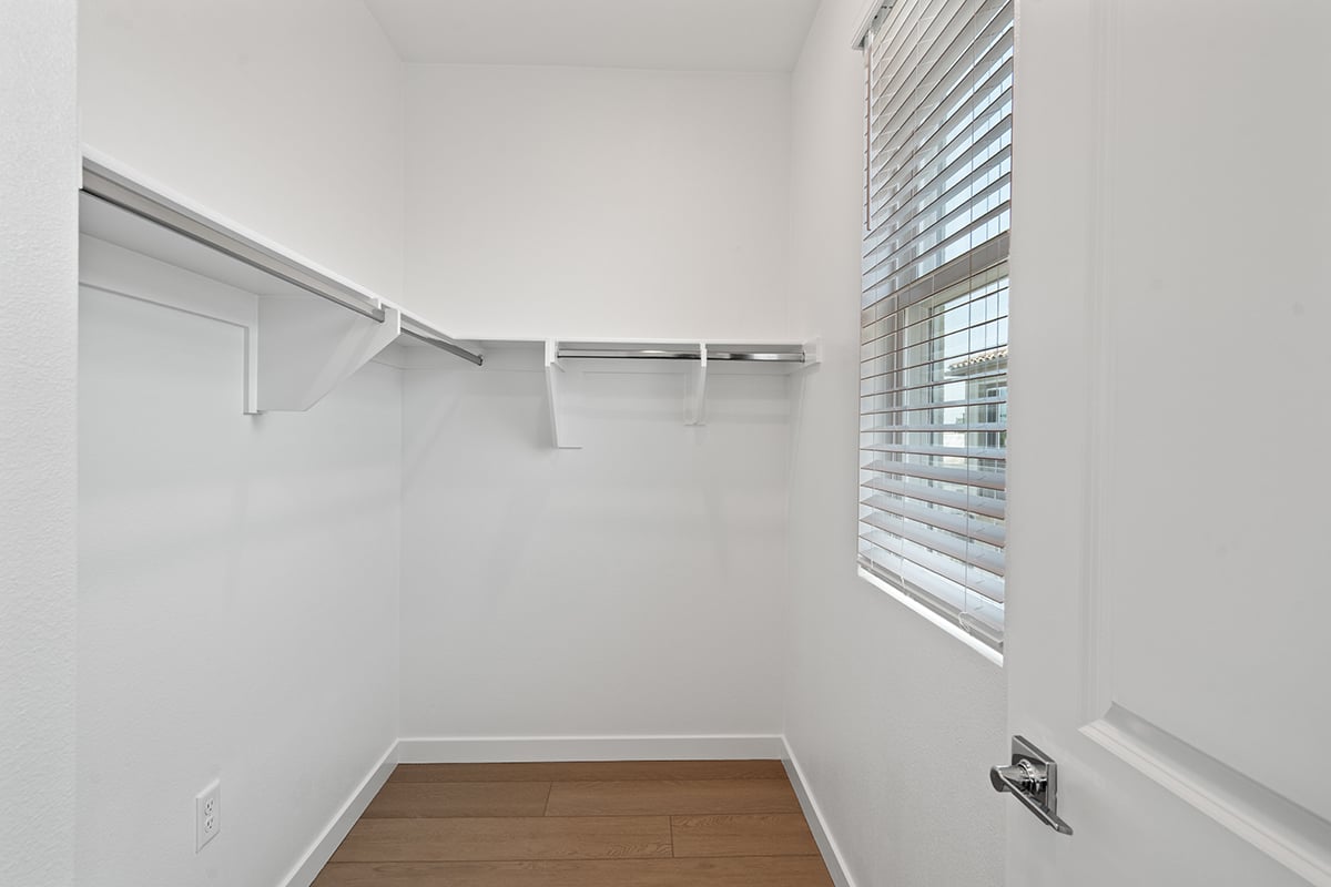 Primary walk-in closet