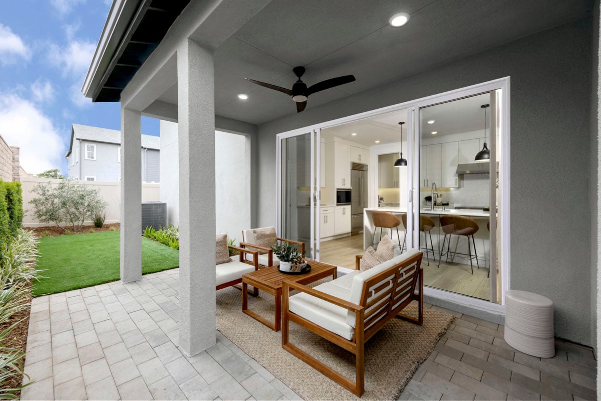 Covered patio