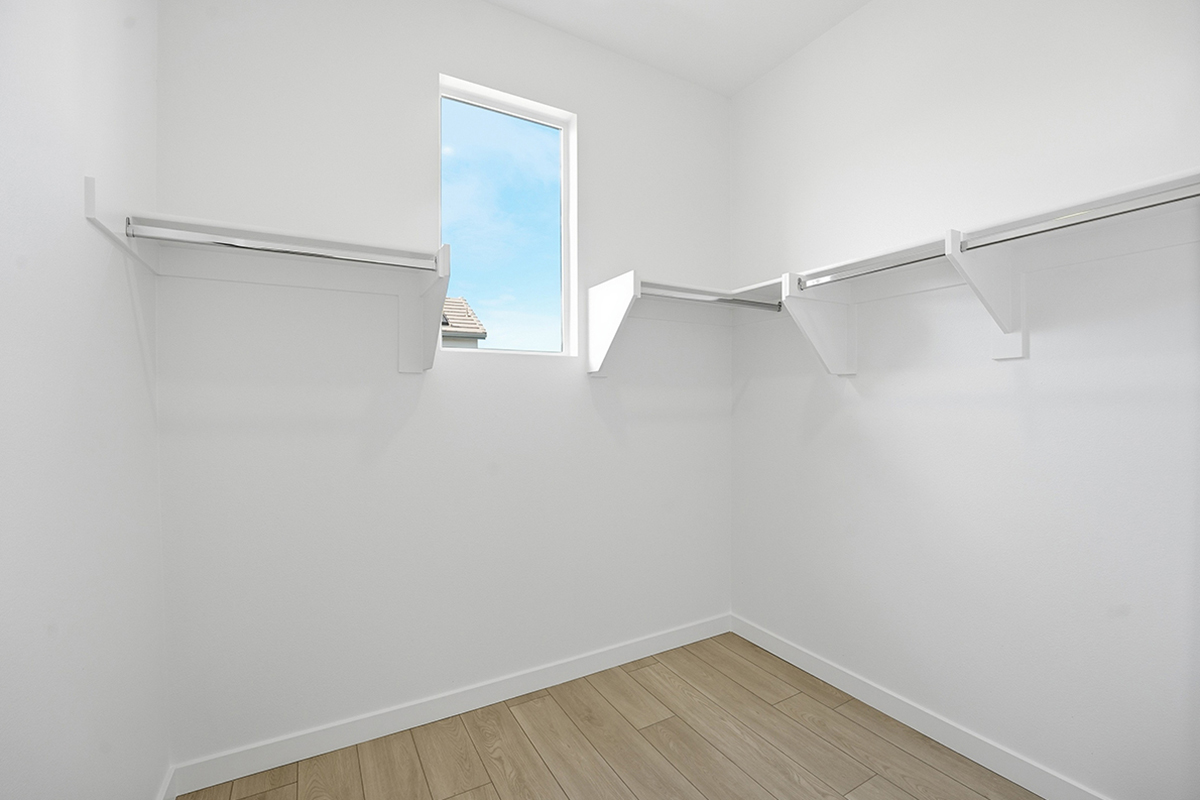 Primary walk-in closet