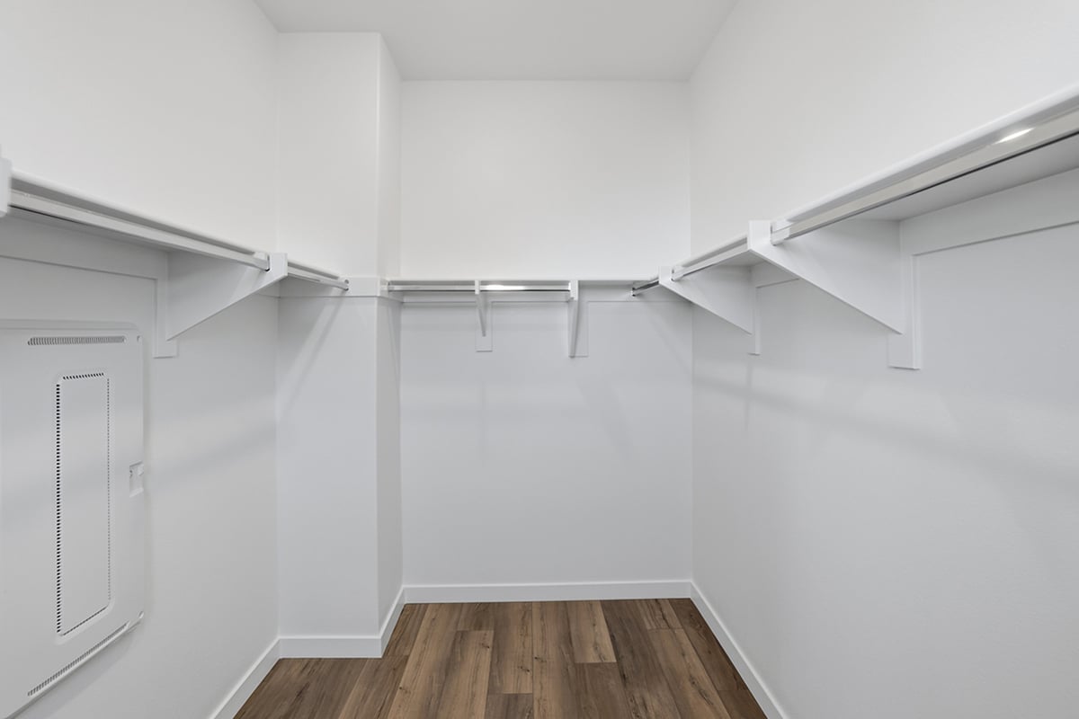 Primary walk-in closet