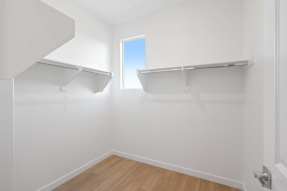 Primary walk-in closet