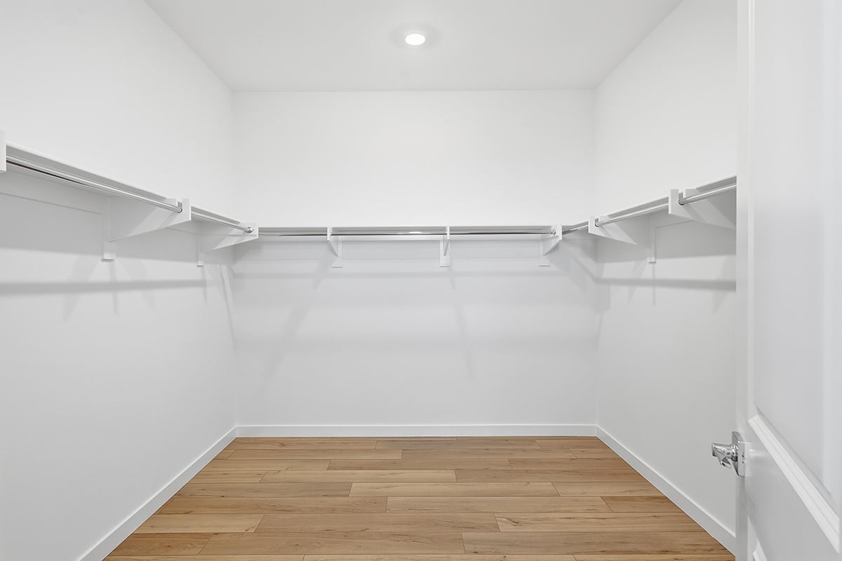 Primary walk-in closet