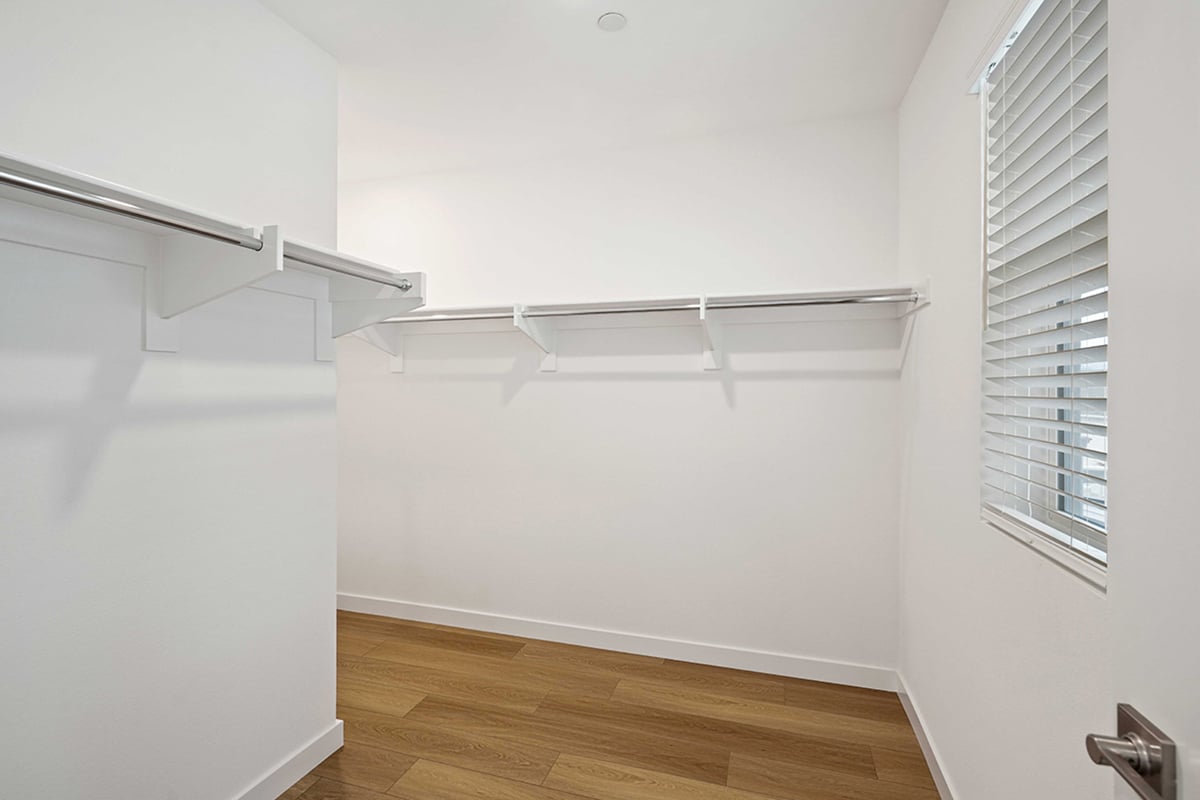 Primary walk-in closet