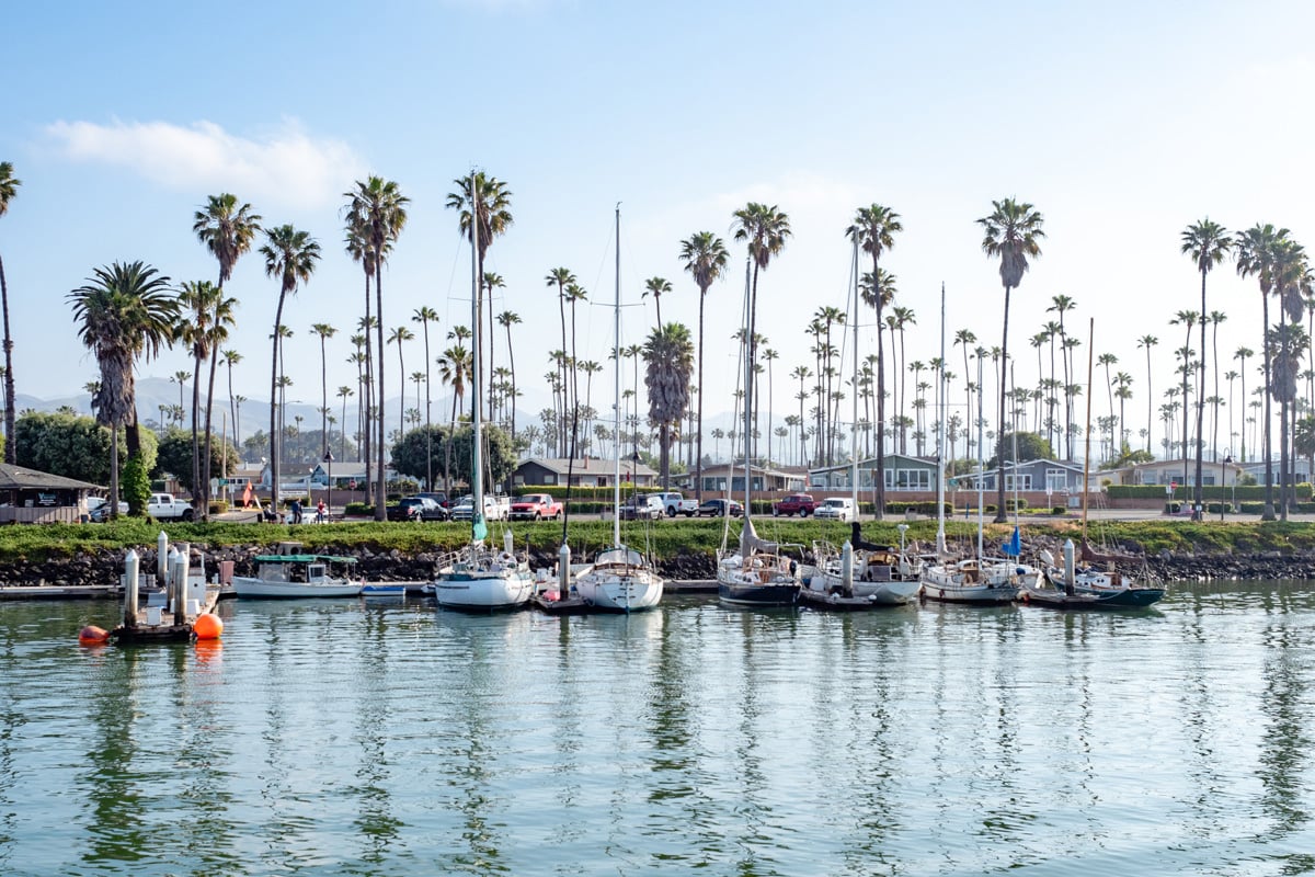 Short drive to Ventura Harbor