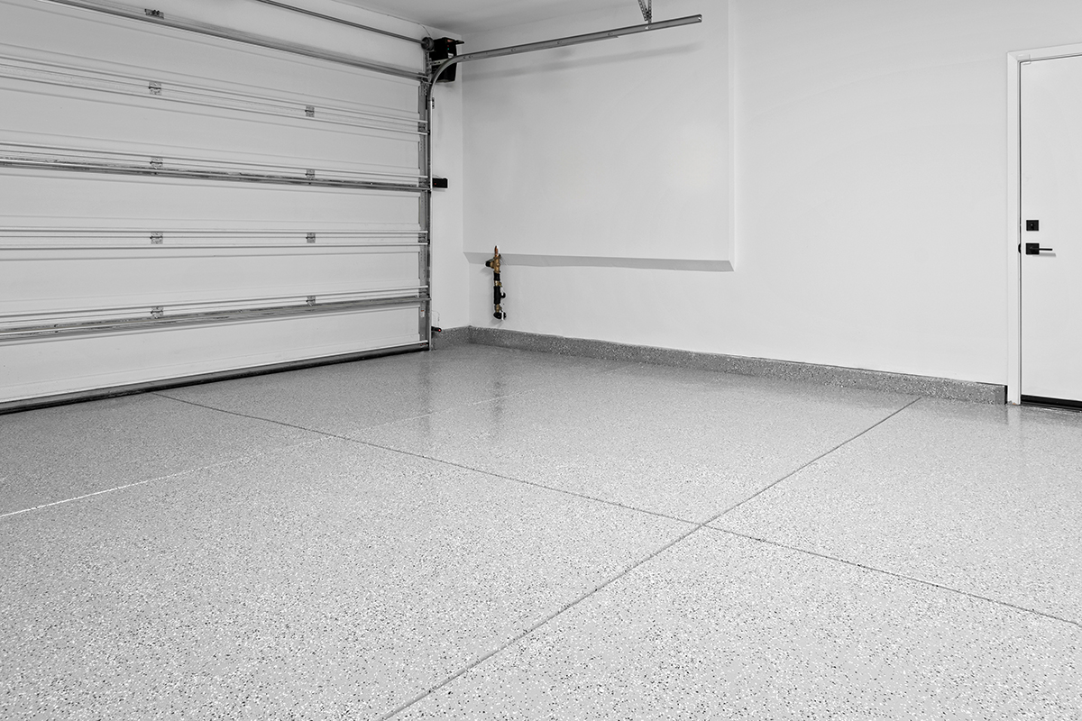 Epoxy garage flooring