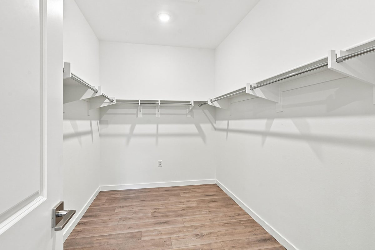 Primary walk-in closet