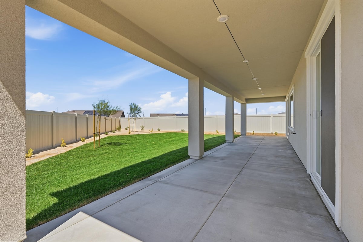 Covered patio