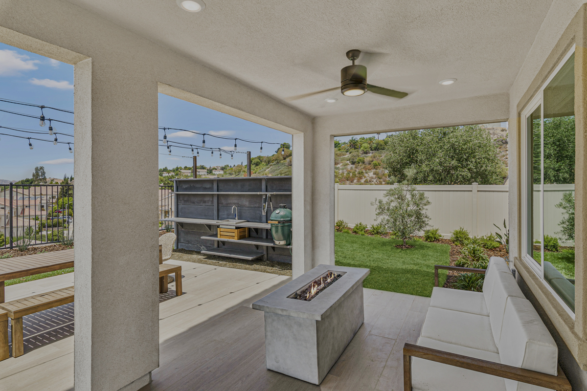 Covered patio