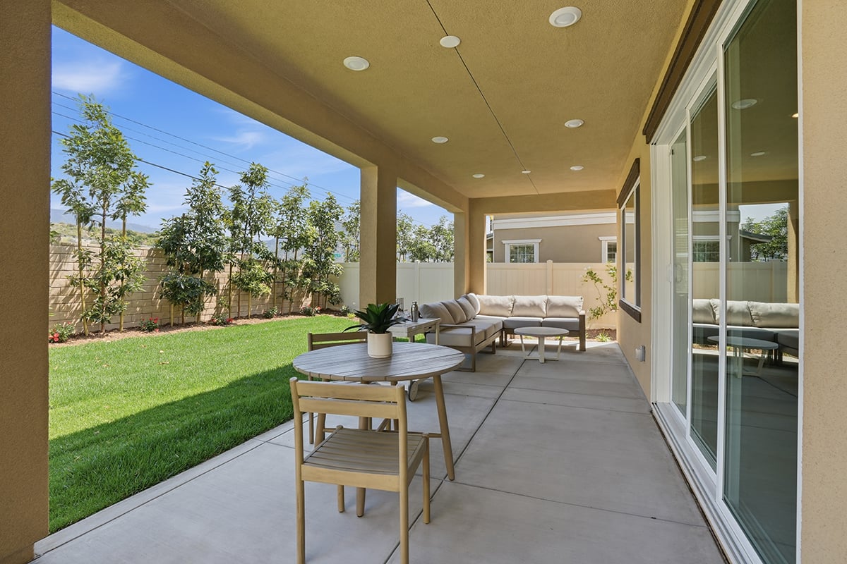 Covered patio
