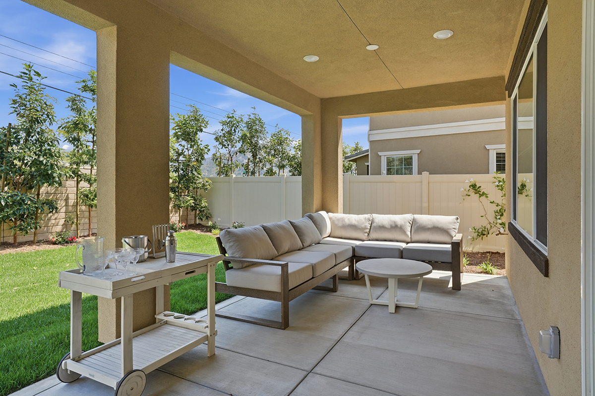 Covered patio