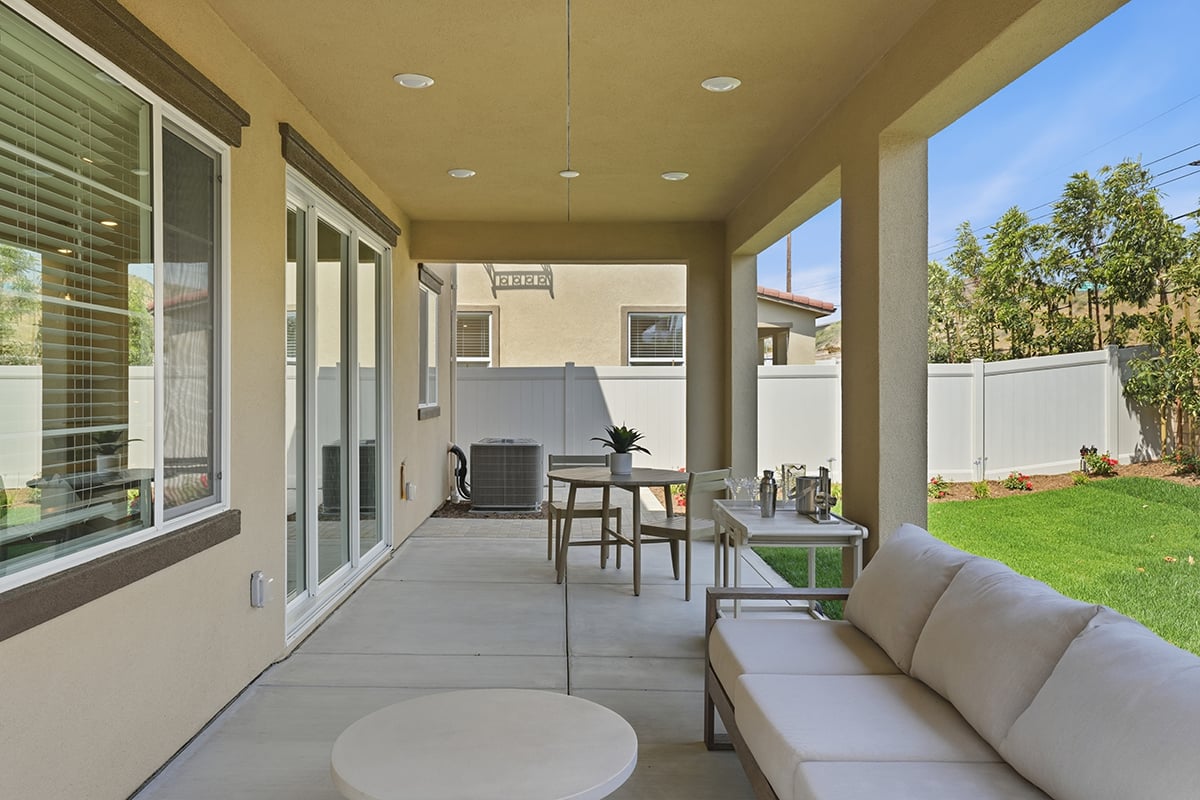 Covered patio