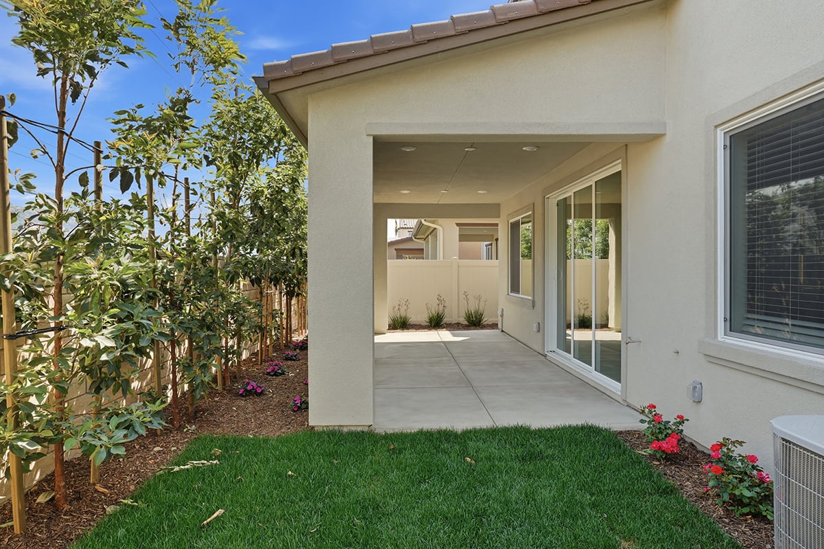 Covered patio
